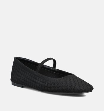 La Strada Chaussures plates Noir/Bordeaux