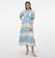 Vero Moda Rosanna Robe maxi en Bleu pour femmes (337298)