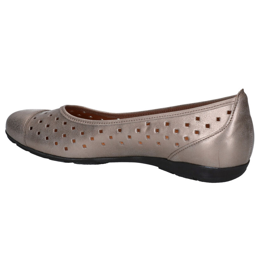 Gabor Hovercraf Ballerines en Bronze en cuir (287750)