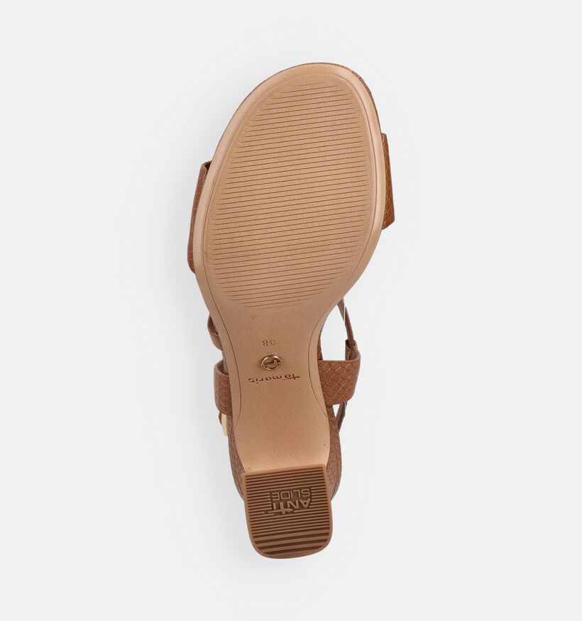 Tamaris Sandales &agrave; talons en Cognac pour femmes (371772)