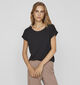 Vila Vidreamers Zwarte T-shirt voor dames (361338)