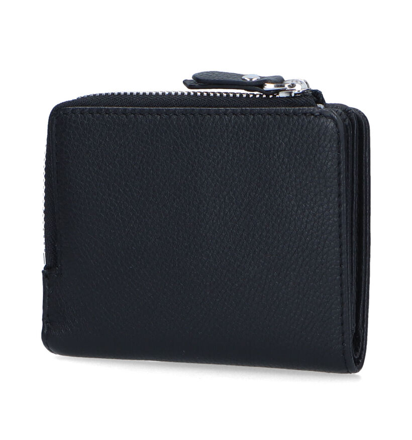 Euro-Leather Zwarte Portemonnee voor dames (365198)