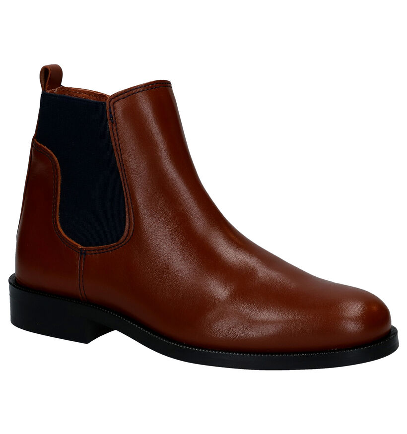 Hampton Bays Chelsea Boots en Cognac en cuir (281802)