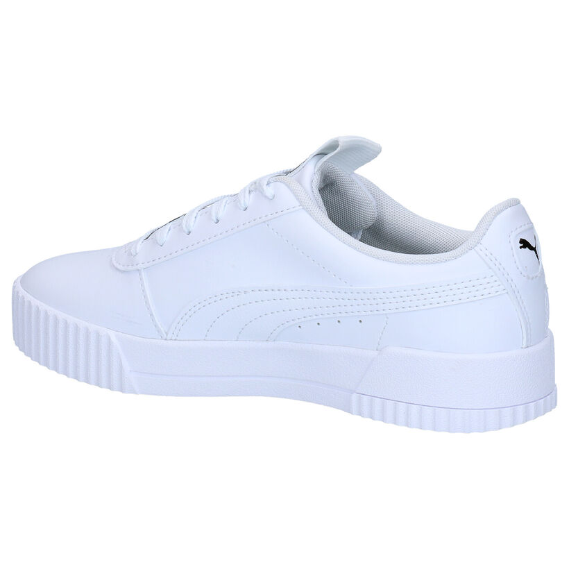 Puma Carina Witte Sneakers in kunstleer (265518)