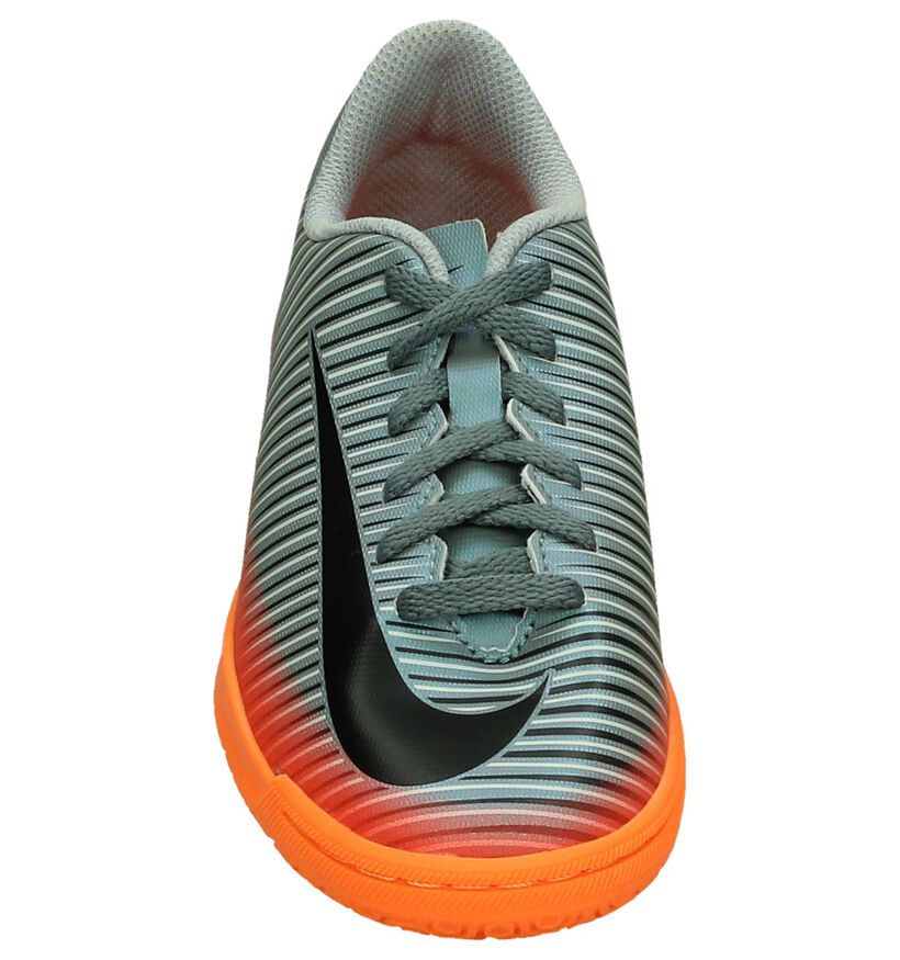 Grijs/Oranje Sportschoenen Nike JR Mercurialx, , pdp