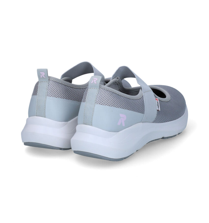 Rieker R-Evolution Zwarte Slip-on Sneakers voor dames (310174) - geschikt voor steunzolen