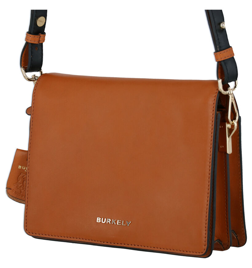 Burkely Birthday Cognac Crossbody Tas in leer (273966)