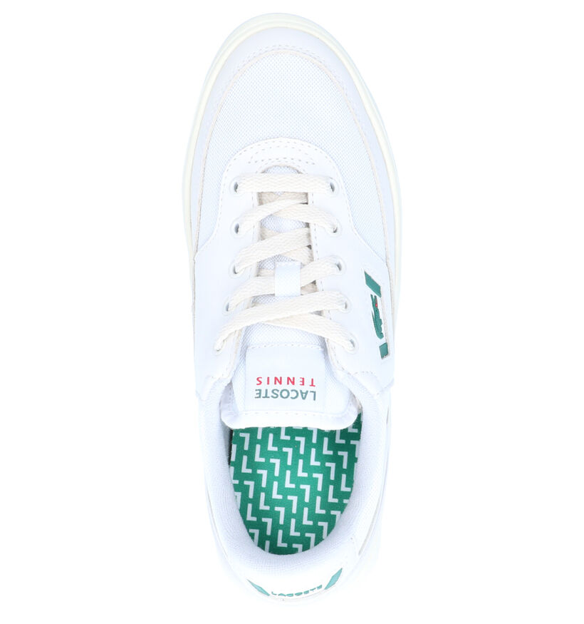 Lacoste Ecru Sneakers in stof (266912)