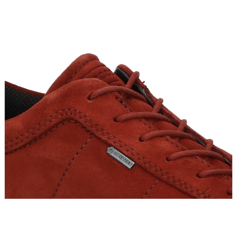 Rode Veterschoenen ECCO Soft 1 in daim (235764)