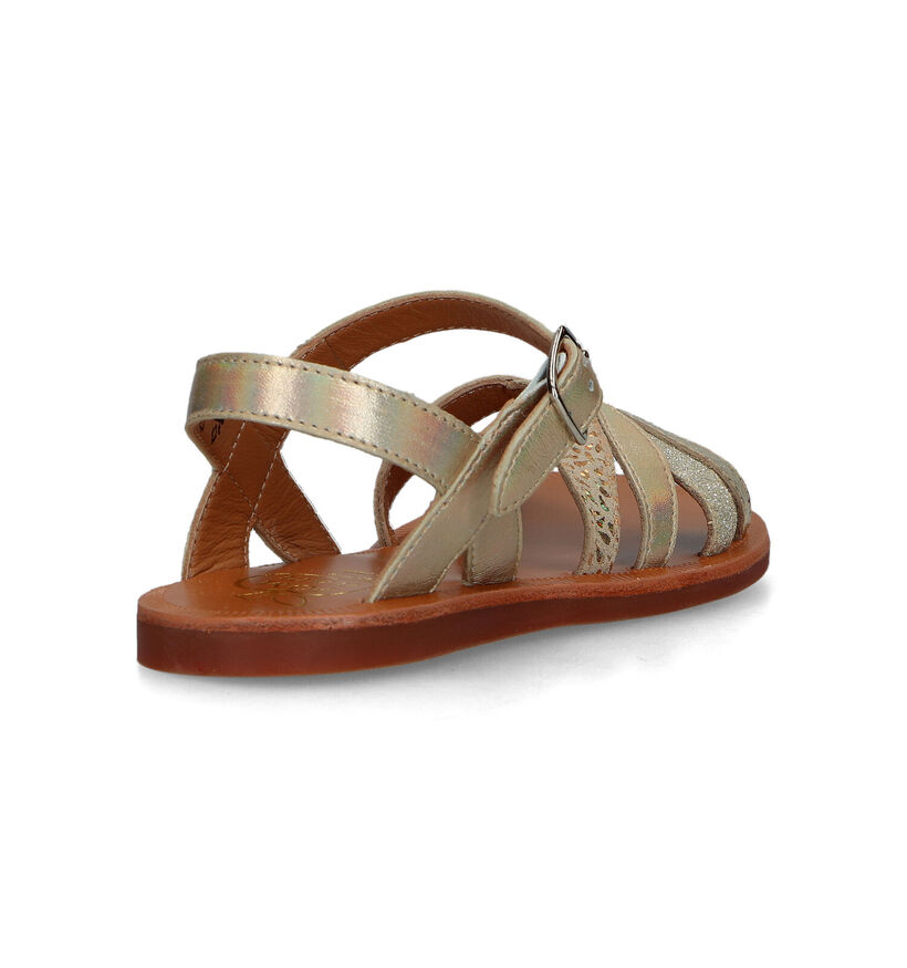 Pom d'Api Plagette Oto Gouden Sandalen voor meisjes (322875)