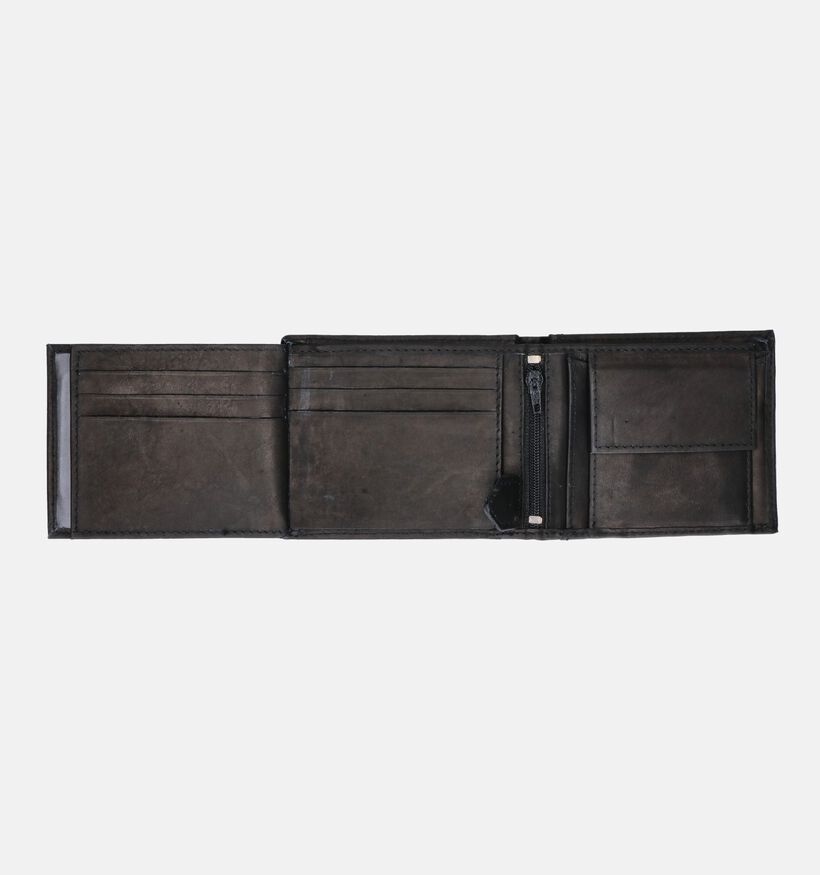 Euro-Leather Zwarte Portefeuille voor heren (365214)