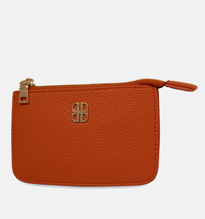 Laurent David Estee Porte-monnaie zippé en Orange pour femmes (357989)
