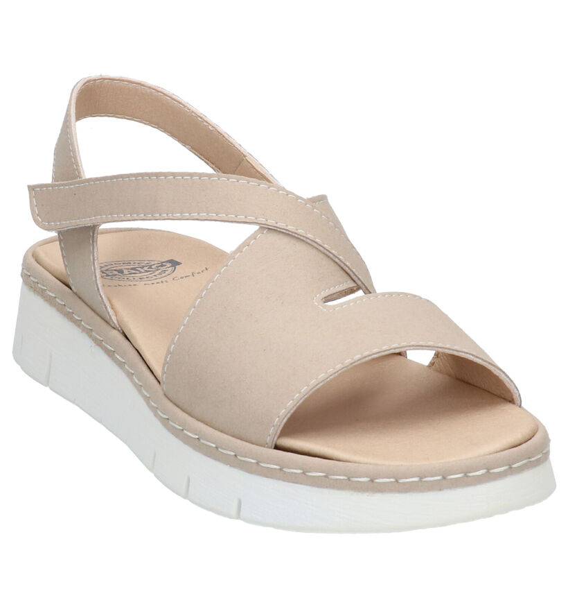 Brako Anatomics Lichtbeige Sandalen in leer (272900)