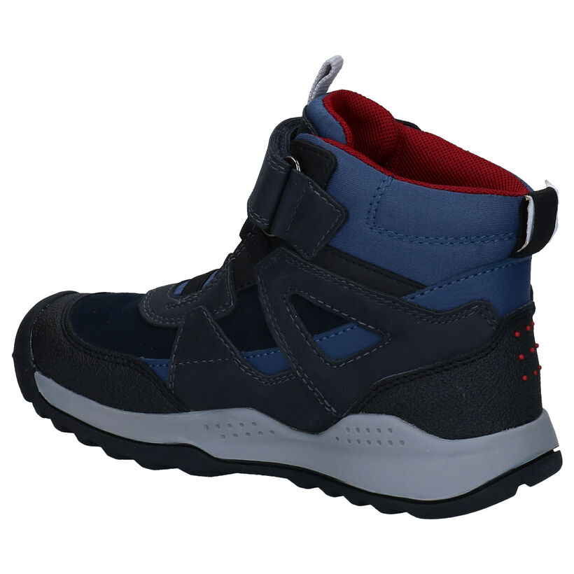 Geox Amphibiox Bottines en Bleu en simili cuir (278323)