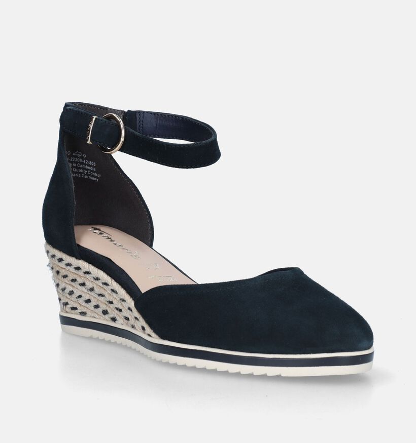 Tamaris Blauwe Pumps met bandje voor dames (349515)