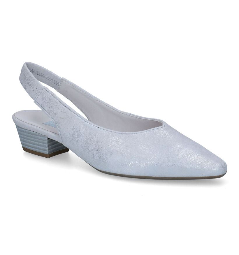 Gabor Escarpins slingback en Argent pour femmes (313304)