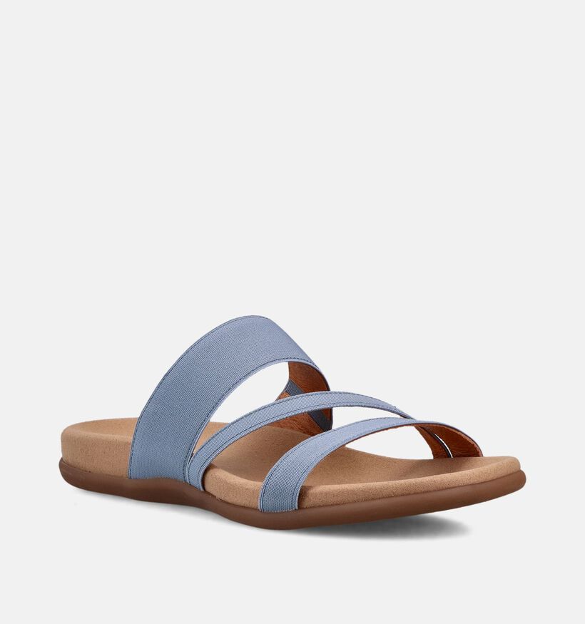 Gabor Best Fitting Lichtblauwe Slippers voor dames (371214)