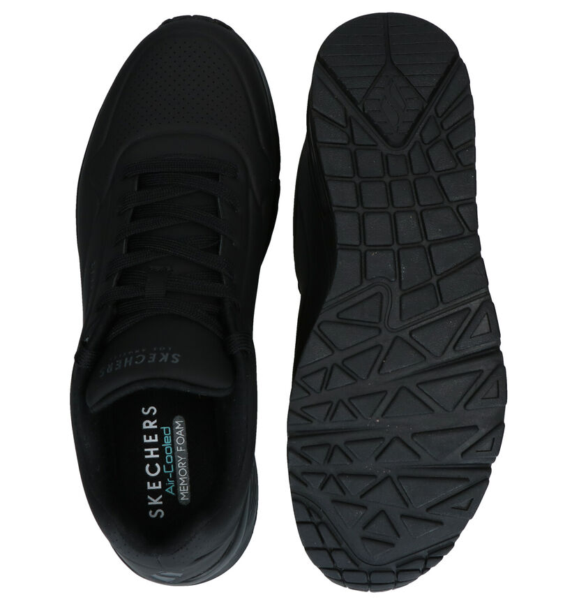 Skechers Uno Stand On Air Zwarte Sneakers voor heren (359746)