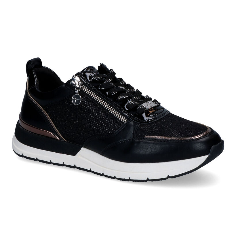 Tamaris Baskets casual en Noir en simili cuir (302780)