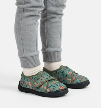 Milo & Mila Pantoffels Groen