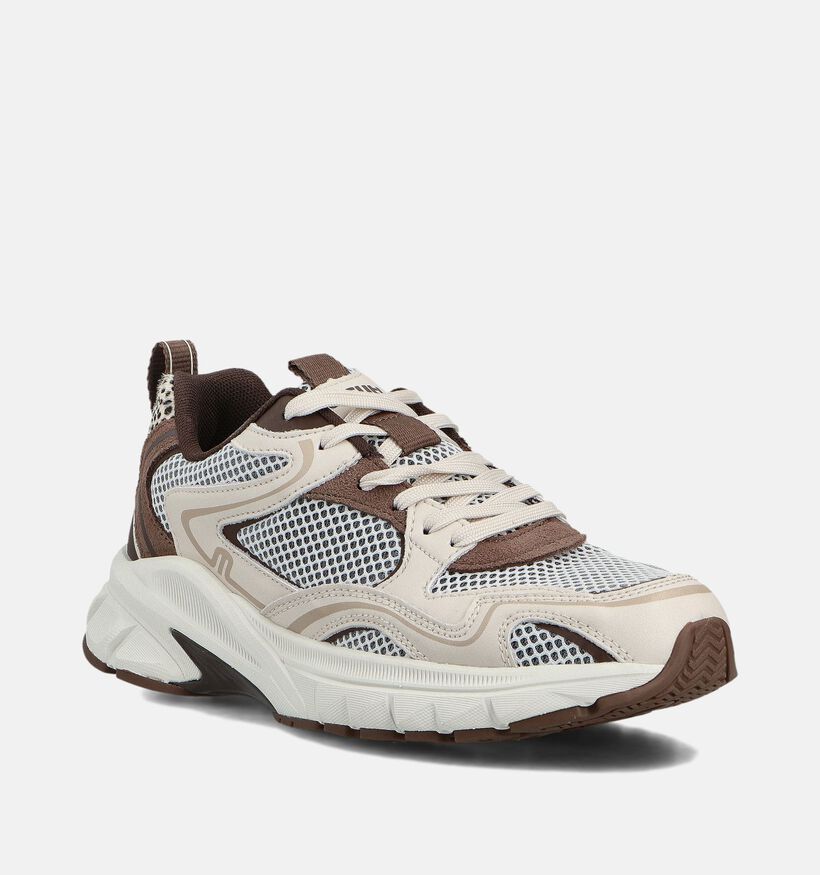 Maruti Novi Beige Sneakers voor dames (360822) - geschikt voor steunzolen