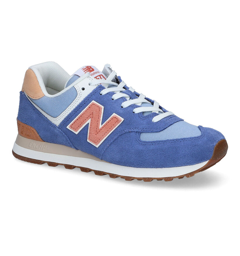 New Balance ML 574 Baskets basses en Gris pour hommes (353357) - pour semelles orthopédiques