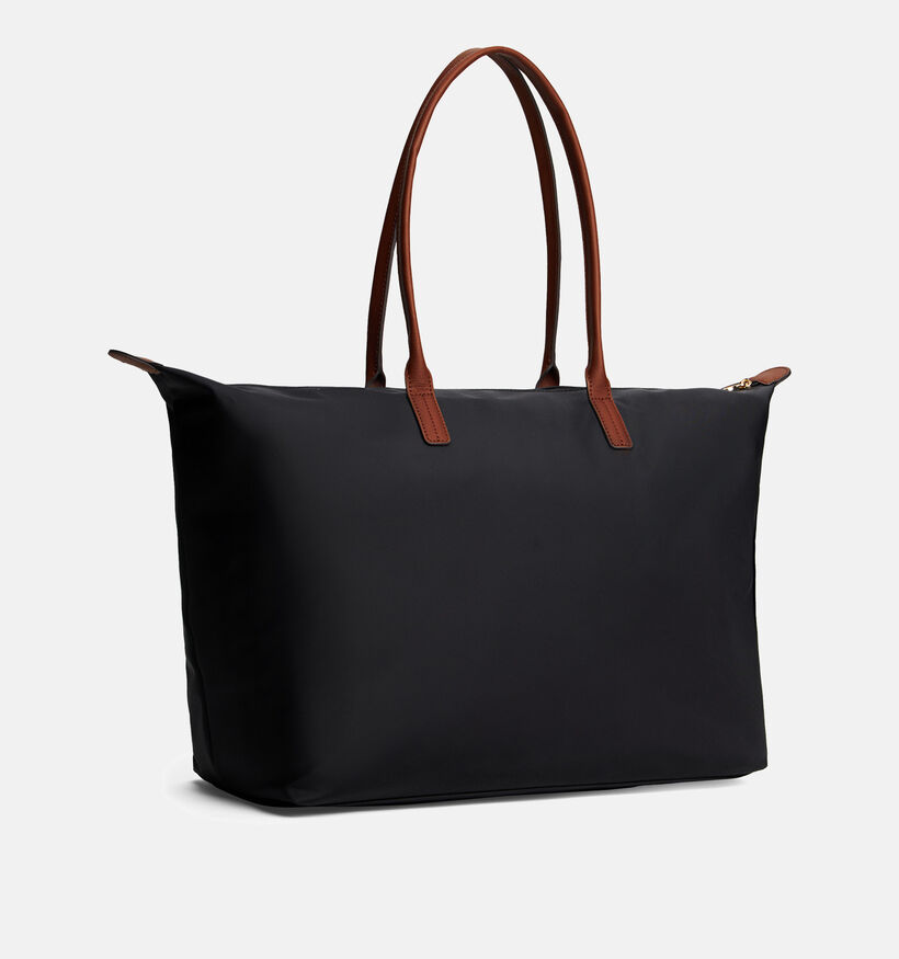 Tommy Hilfiger Popette Maxi Cabas en Noir/Cognac pour femmes (379497)