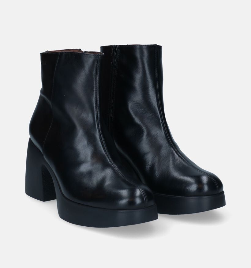 Wonders Bottines à talons en Noir en cuir (317248)