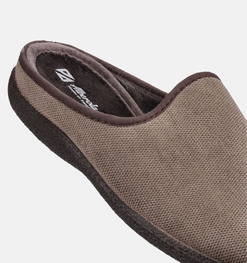 Alberola Taupe Open Pantoffels voor heren (381337)