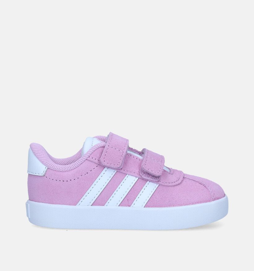 adidas VL Court 3.0 CF I Baskets en Rose pour filles (348313)