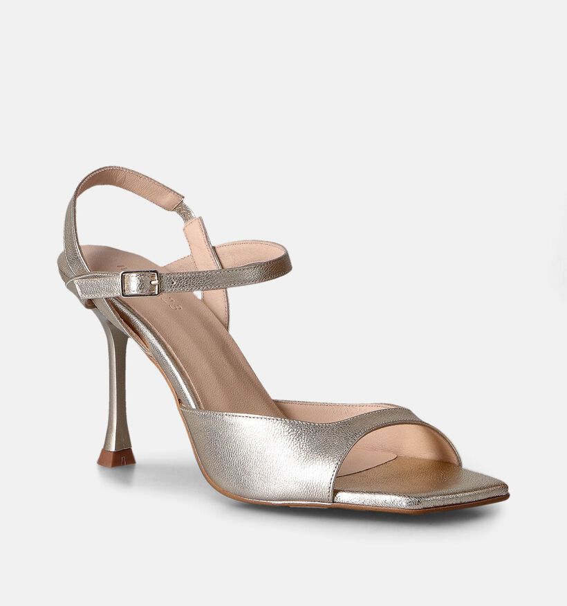 March23 Jada Gouden Sandalen met hak voor dames (355957)