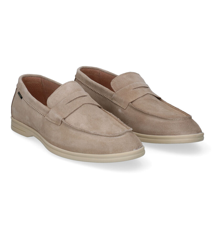 Scapa Chaussures à enfiler en Camel pour hommes (324209) - pour semelles orthopédiques