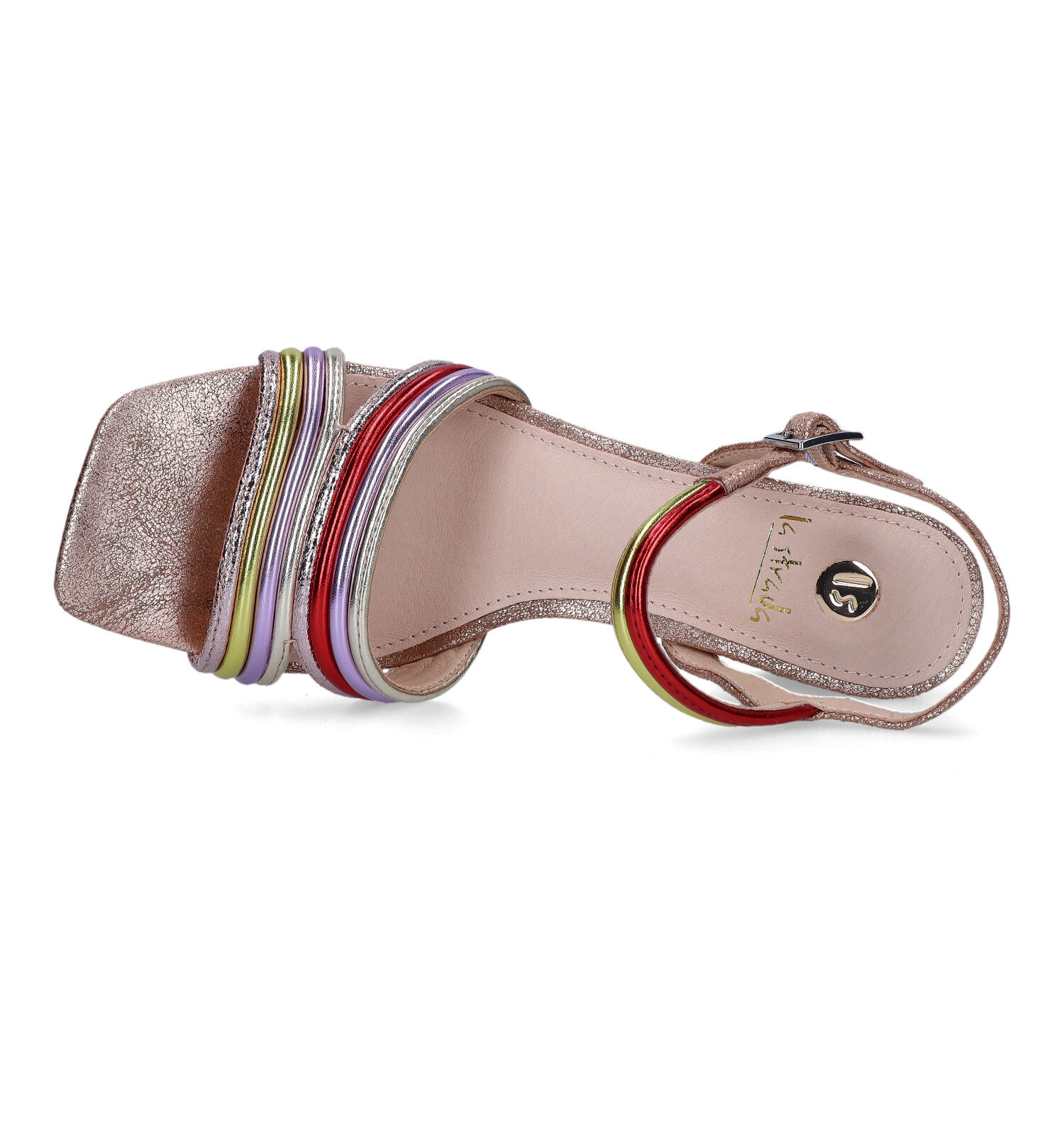 La Strada Rose Gold Sandalen Dames Sandalen Online op TORFS.BE