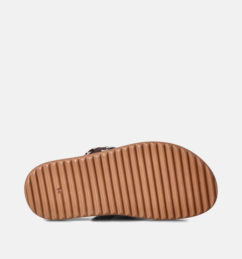 Laurent David Bruine Slippers voor dames (357849)