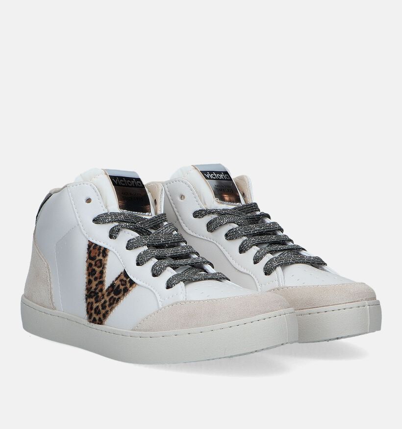Victoria Witte Hoge sneakers voor dames (330182)