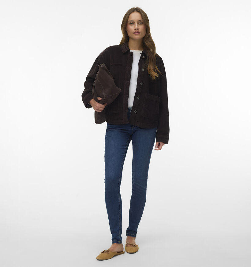 Vero Moda Jamie Manteaux courts en Brun fonc&eacute; pour femmes (377599)