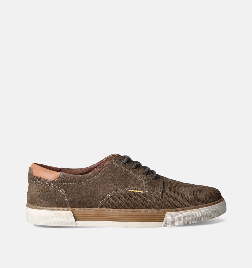 Camel Active Kaki Veterschoenen voor heren (355550) - geschikt voor steunzolen