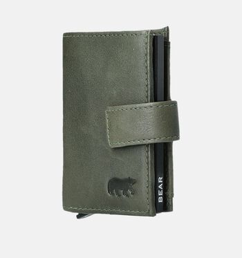 Bear Design Portemonnees Zwart/Geel/Cognac/Bruin/Rood/Groen