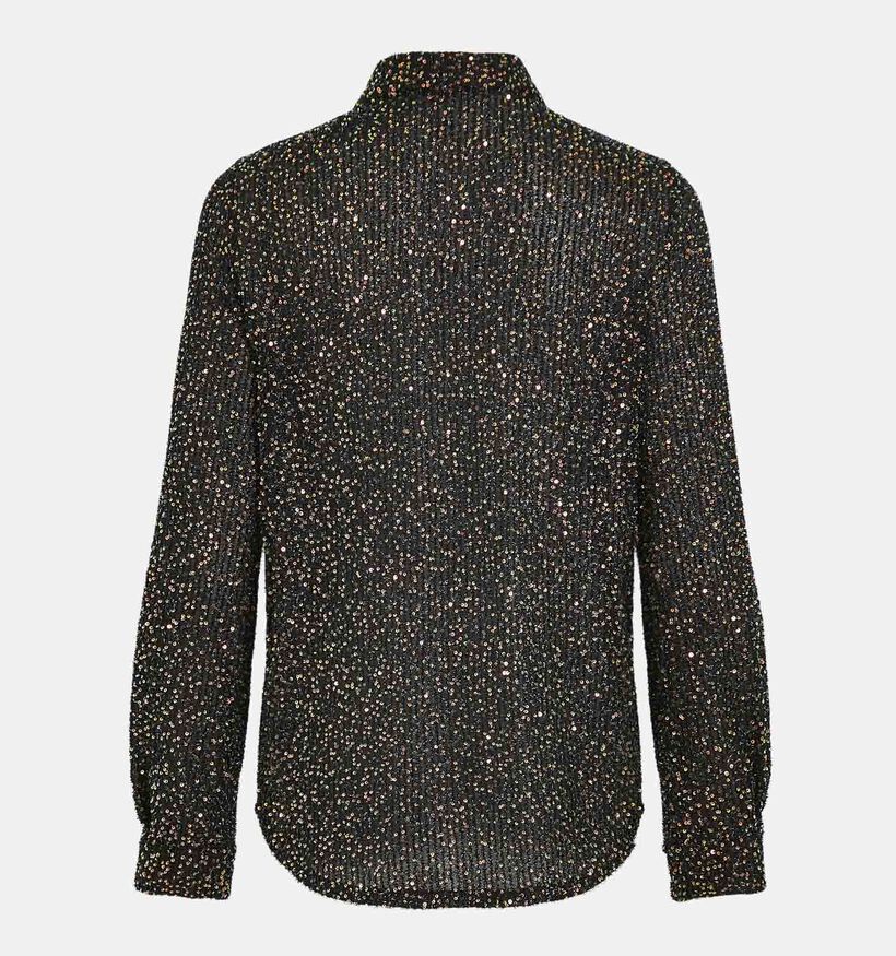 Vila Scara Sequins Zwart Hemd met Pailletten voor dames (342080)