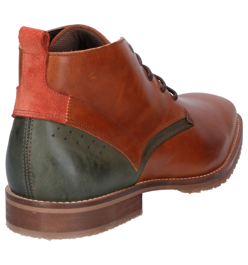 Bullboxer Cognac Boots in leer (260613)