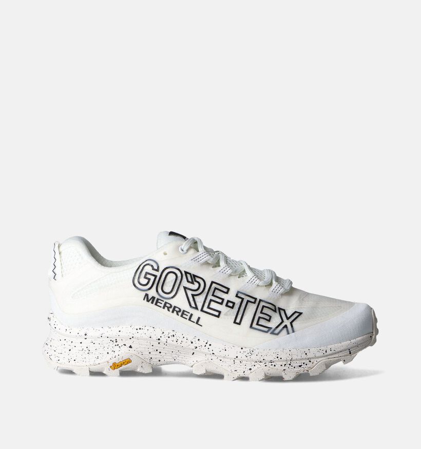 Merrell Moab Speed GTX Witte Wandelschoenen Gore-Tex voor heren (352789) - geschikt voor steunzolen