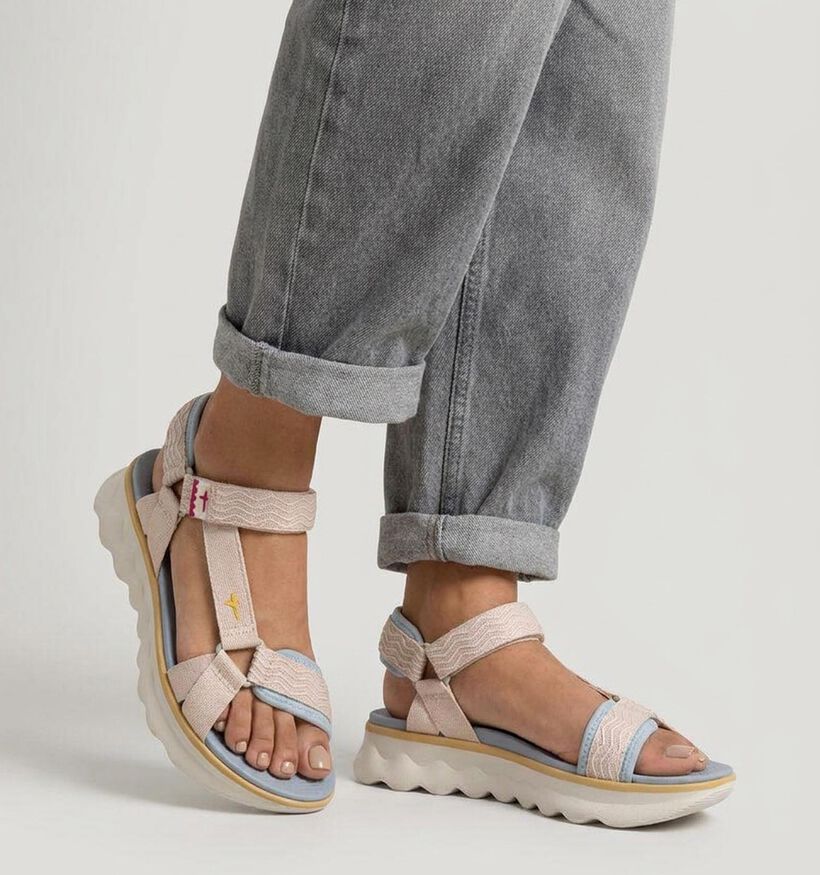 Tamaris Sandales plates en Beige pour femmes (371775)