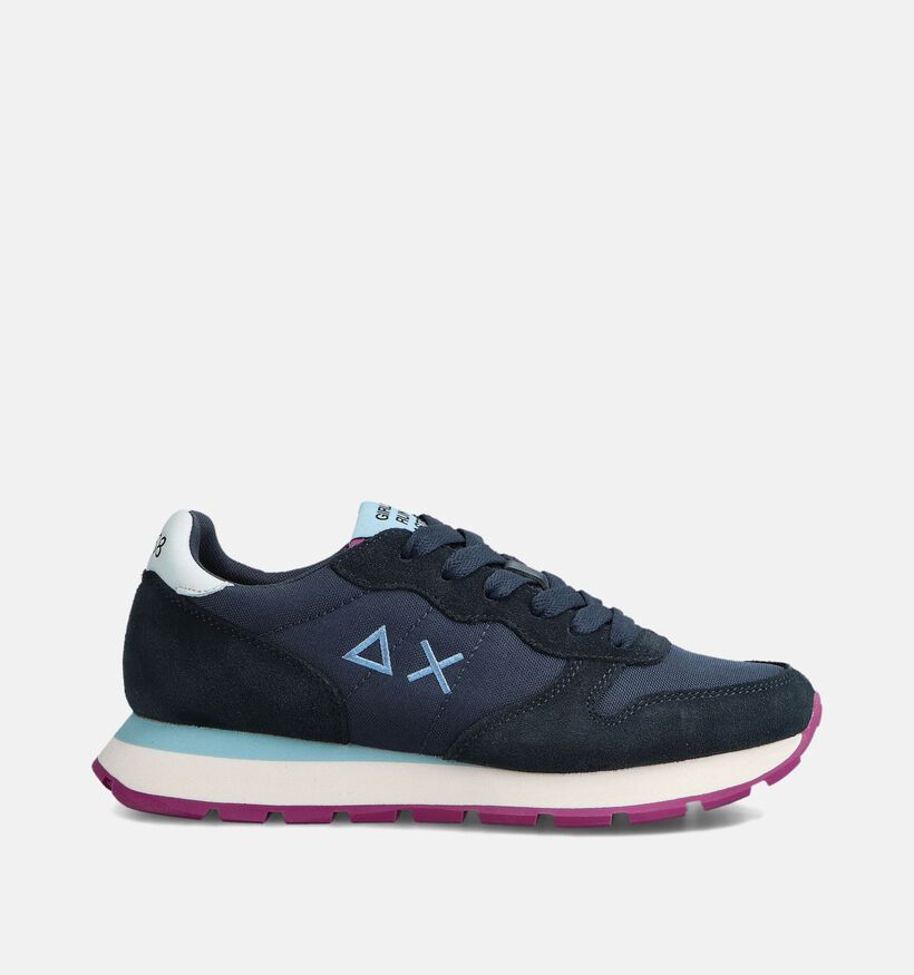Sun68 Ally Solid Blauwe Sneakers voor dames (361894) - geschikt voor steunzolen