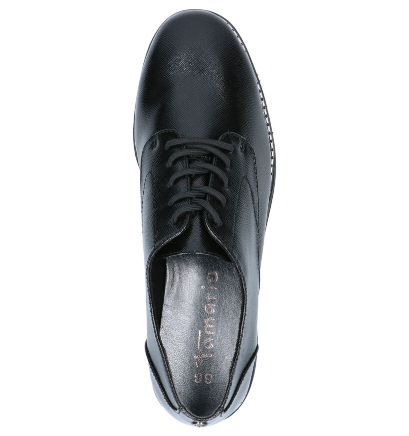 Tamaris TOUCH it Chaussures à lacets en Noir en simili cuir (257204)