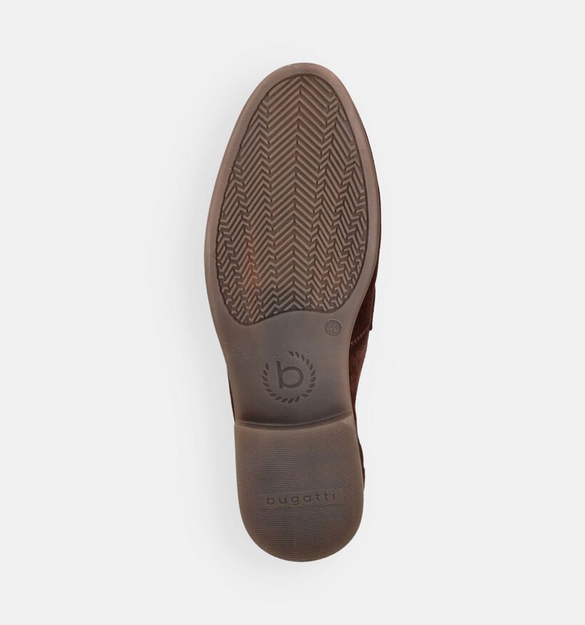 Bugatti Trip Su&egrave;de Donkerbruine Loafers voor heren (370726)