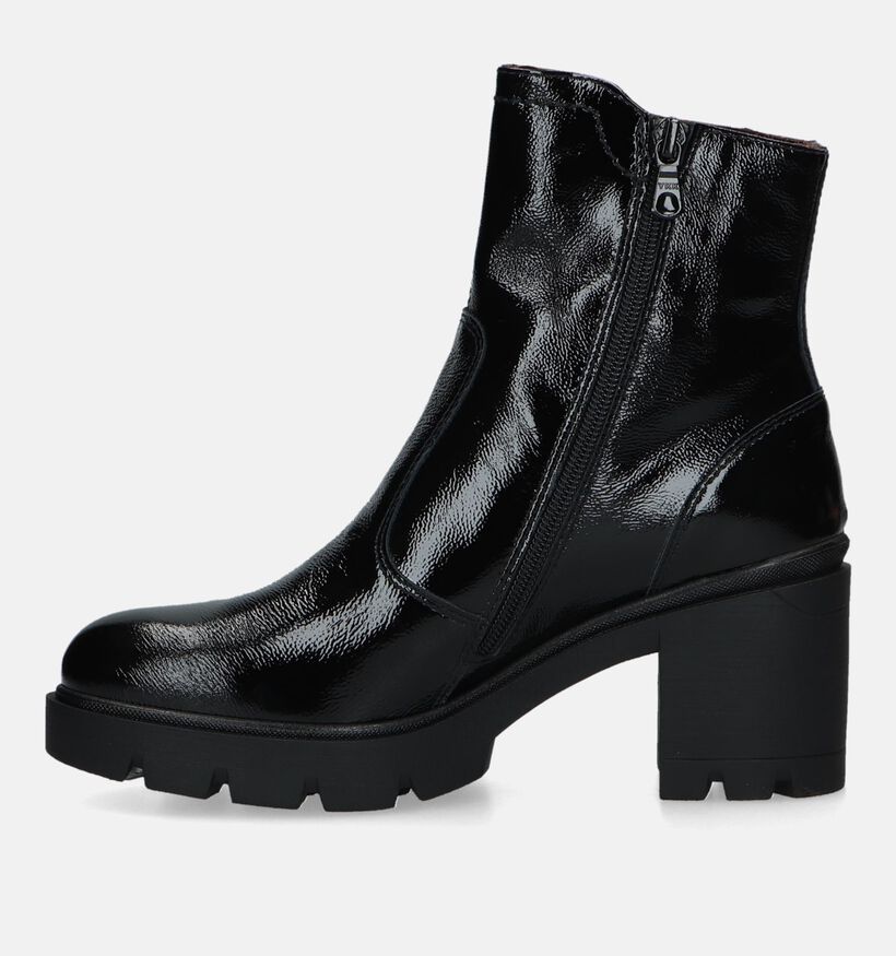 NeroGiardini Chunky bottines avec talon carré en Noir pour femmes (330731)