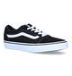 Vans Ward Baskets de skate en Noir pour filles, garçons (321084)