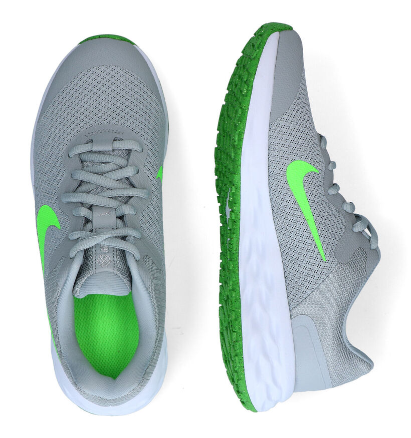 Nike Revolution 6 PS Grijze Sneakers voor jongens, meisjes (325377)