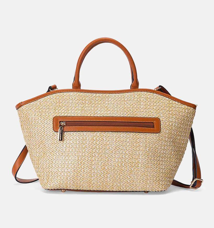 Mac Alyster Lichtbeige/Cognac Handtas met Riem voor dames (372874)