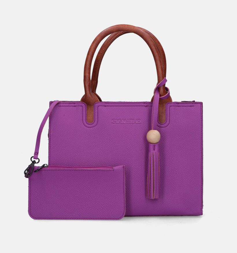 Signatur Sac à main en Mauve pour femmes (334048)